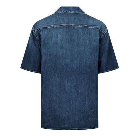 Alexander McQueen Denim Bowling Shirt
