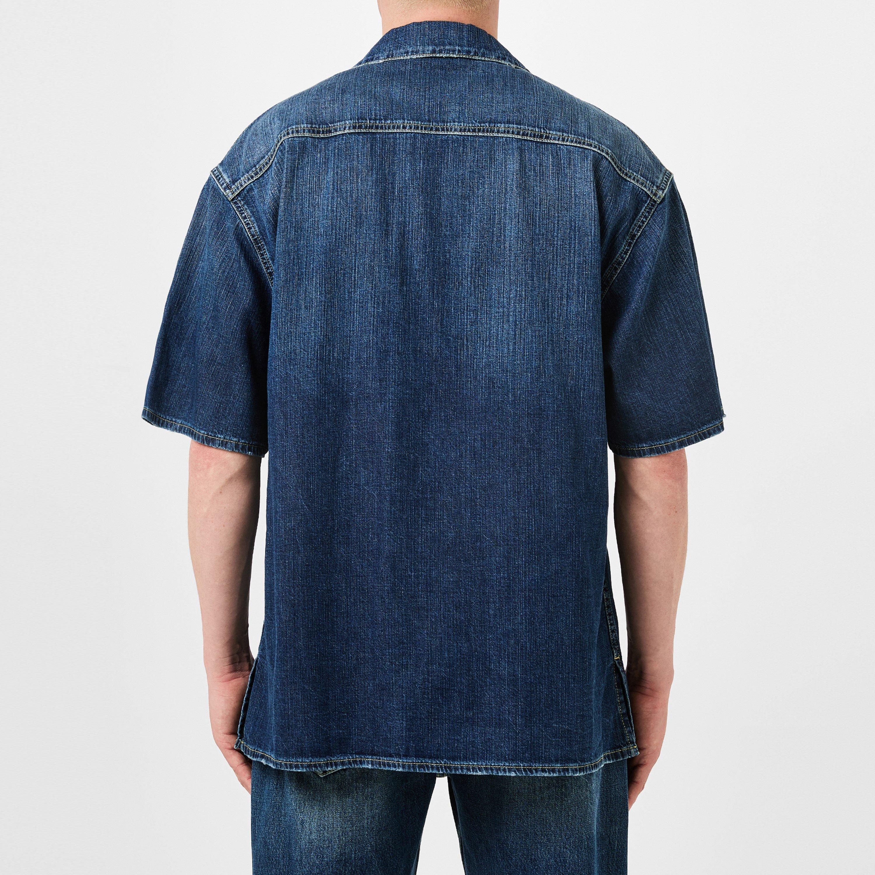 Alexander McQueen Denim Bowling Shirt