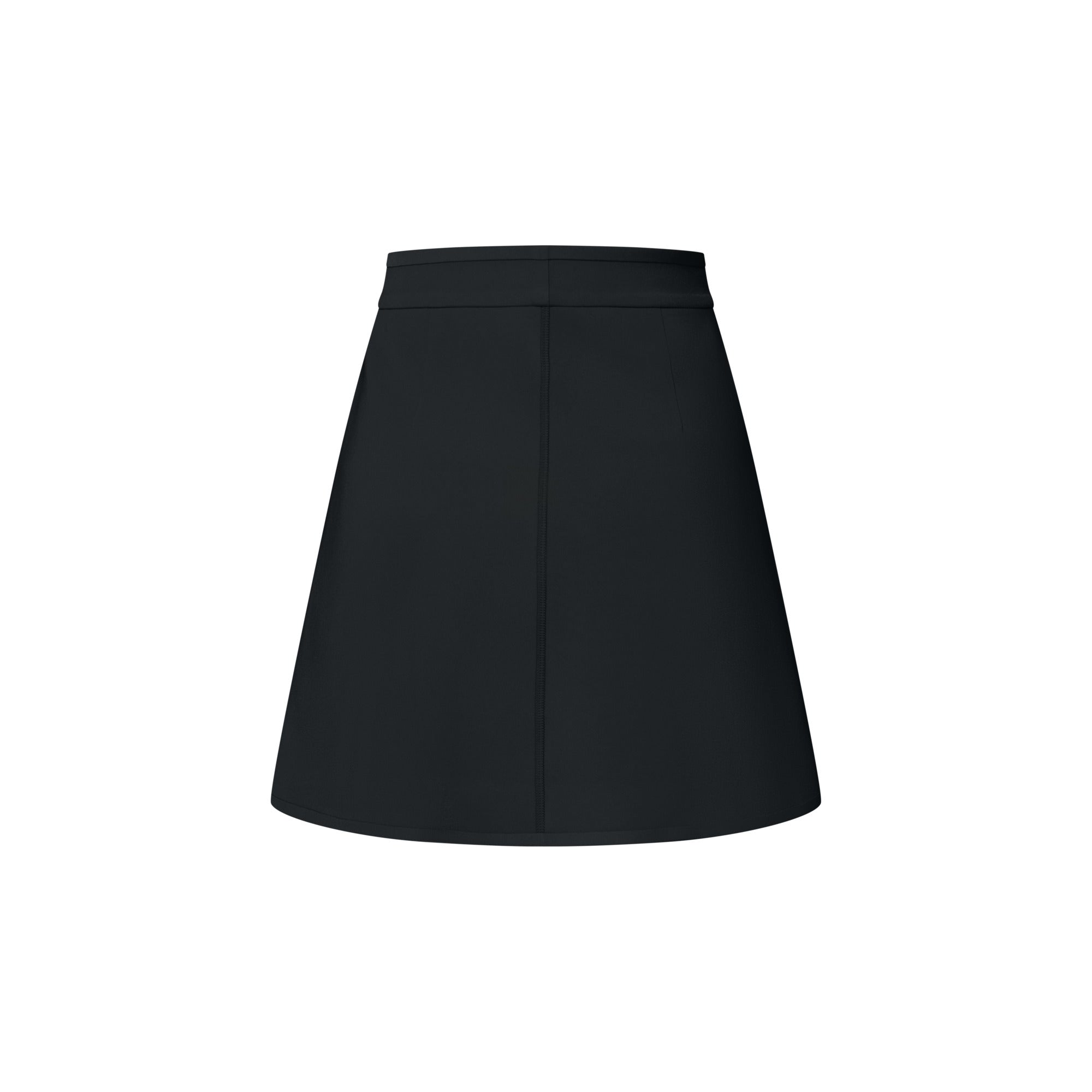 Technical Jersey Mini Wrap Skirt