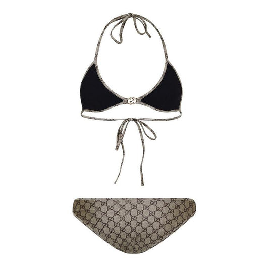 Women's Logo Nylon GG Triangle Bikini Set