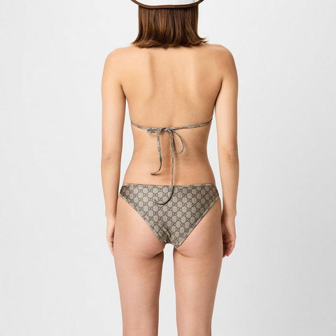 Women's Logo Nylon GG Triangle Bikini Set