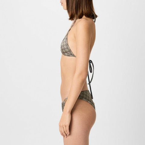 Women's Logo Nylon GG Triangle Bikini Set