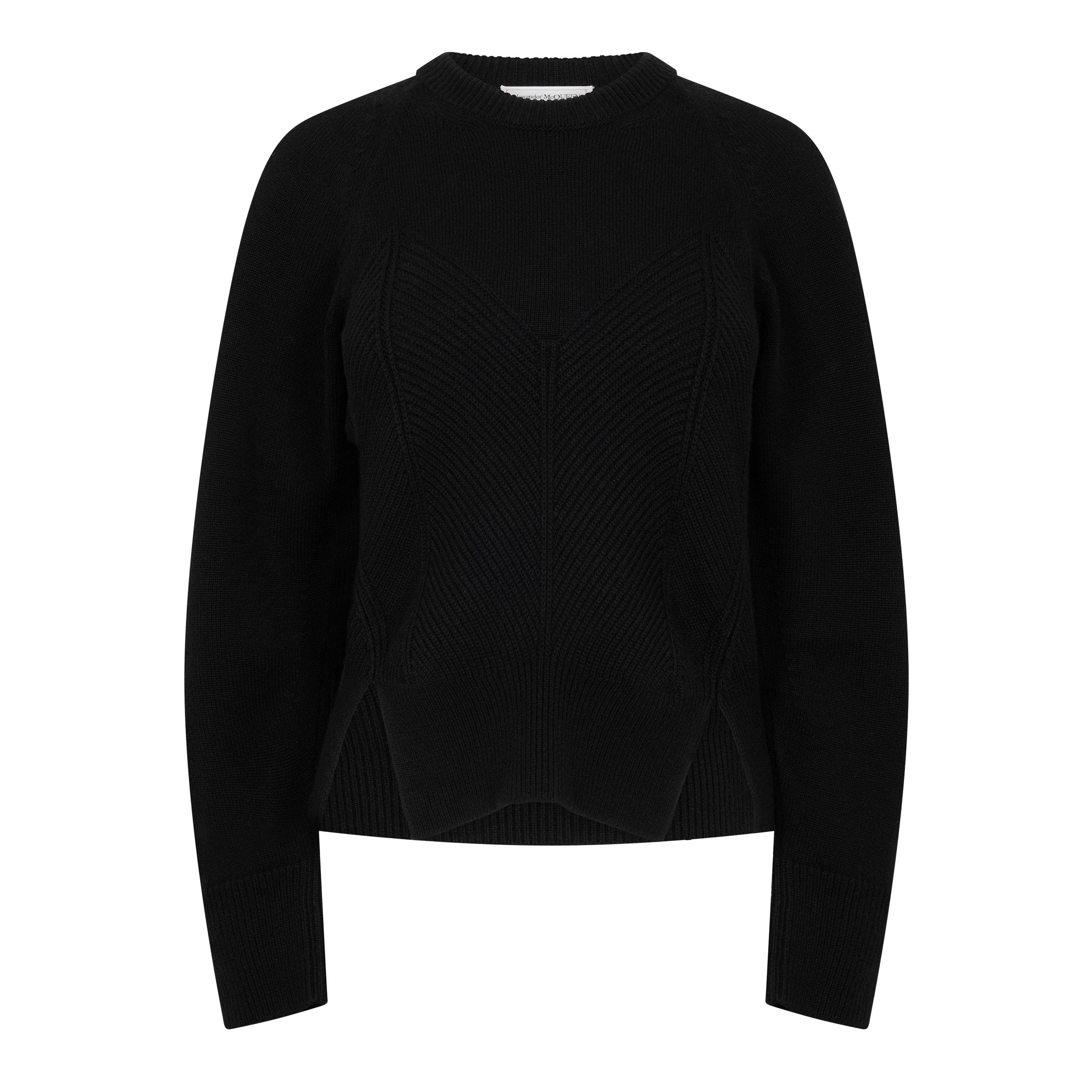 Cashmere-Blend Knit Sweater