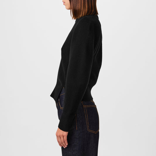 Cashmere-Blend Knit Sweater