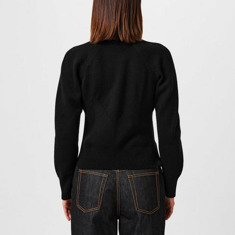 Cashmere-Blend Knit Sweater