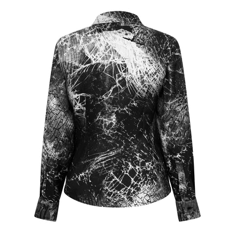 Smashed Screen Silk Shirt