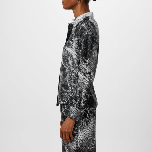Smashed Screen Silk Shirt