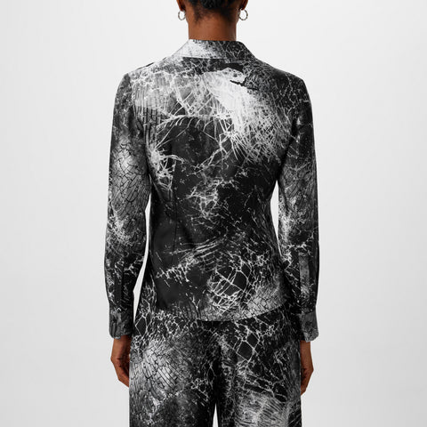 Smashed Screen Silk Shirt
