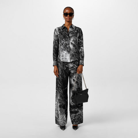 Smashed Screen Silk Shirt