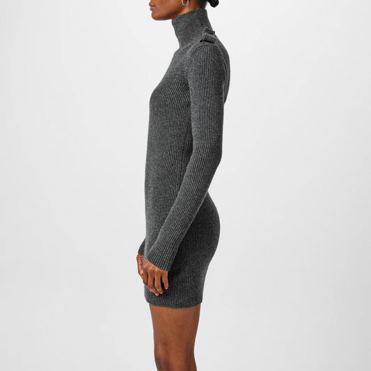 Ribbed Mini Dress