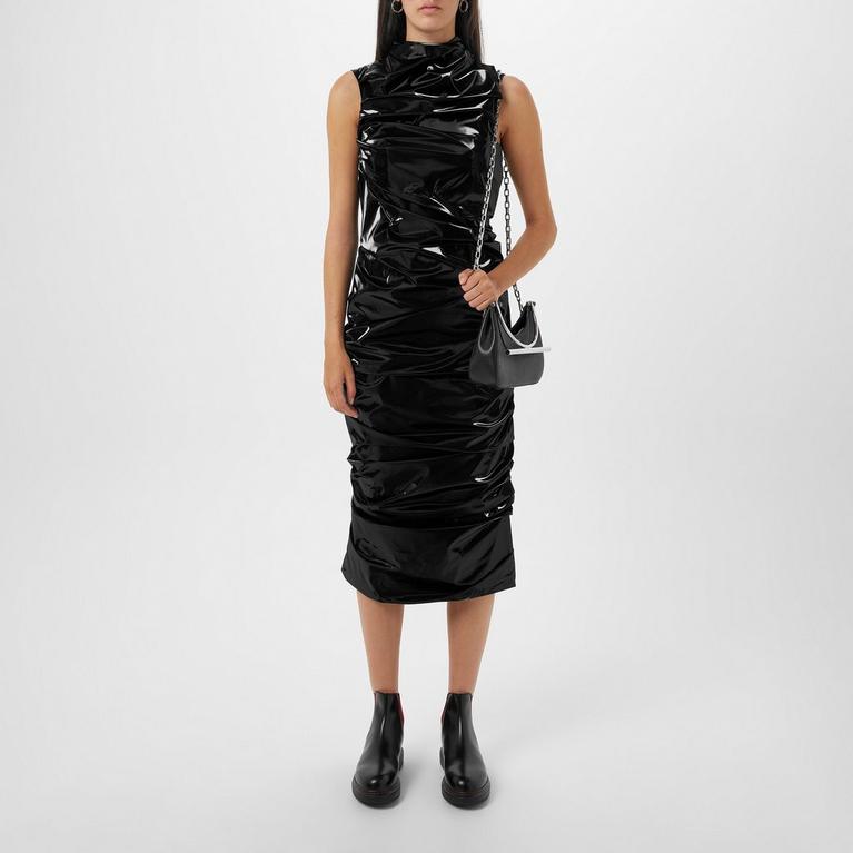Evening Draped Midi Dress