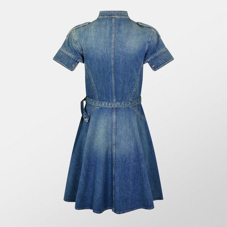 Alexander McQueen Denim Shirt Dress