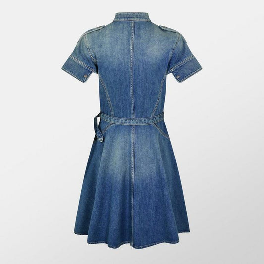Alexander McQueen Denim Shirt Dress