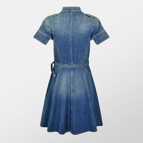 Alexander McQueen Denim Shirt Dress