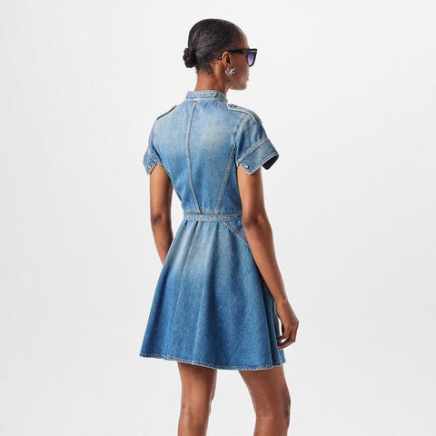 Alexander McQueen Denim Shirt Dress