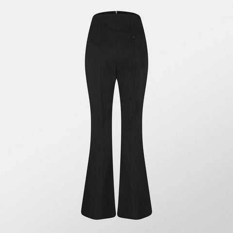 Fold Over Waist Tailored Trousers