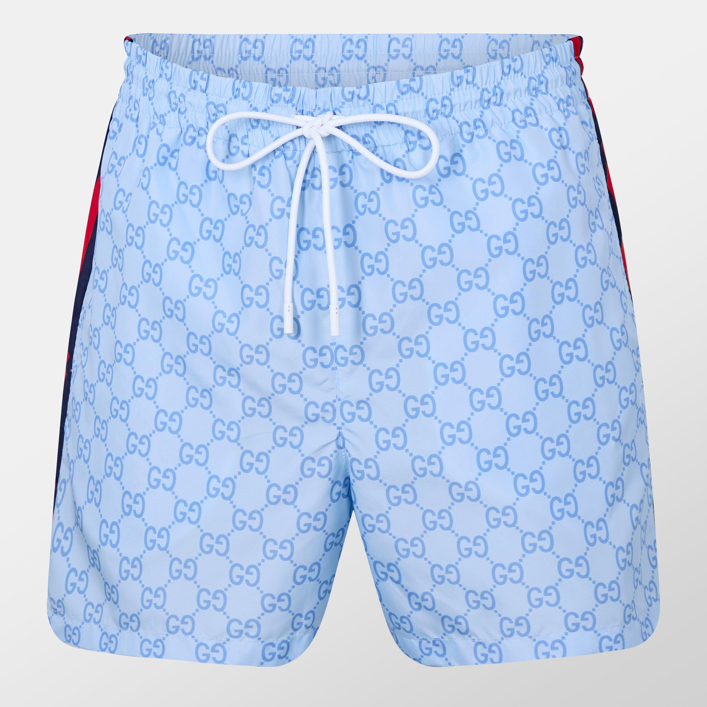 GG Supreme Web Stripe Swim Shorts