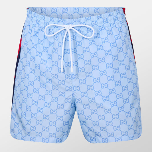 GG Supreme Web Stripe Swim Shorts