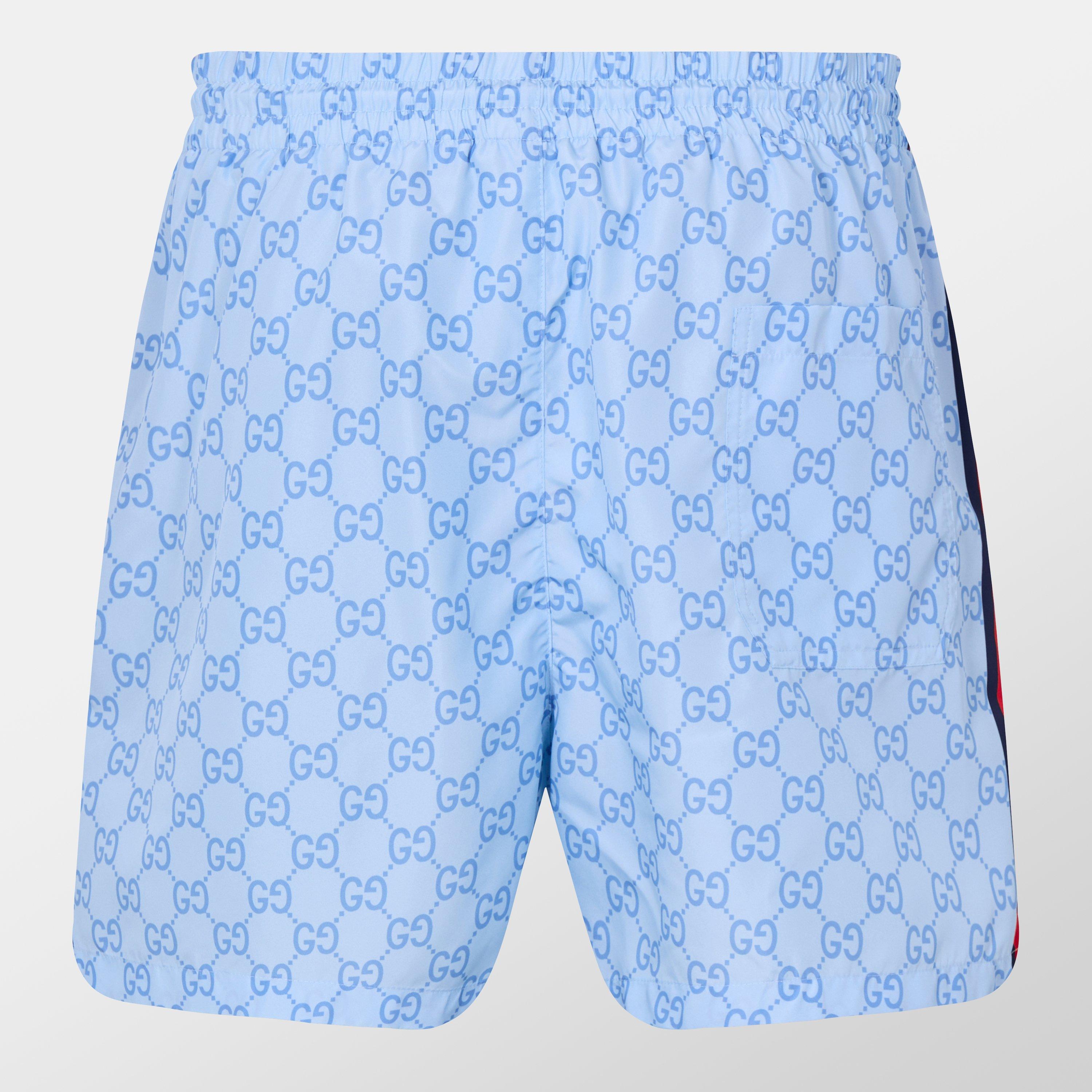 GG Supreme Web Stripe Swim Shorts