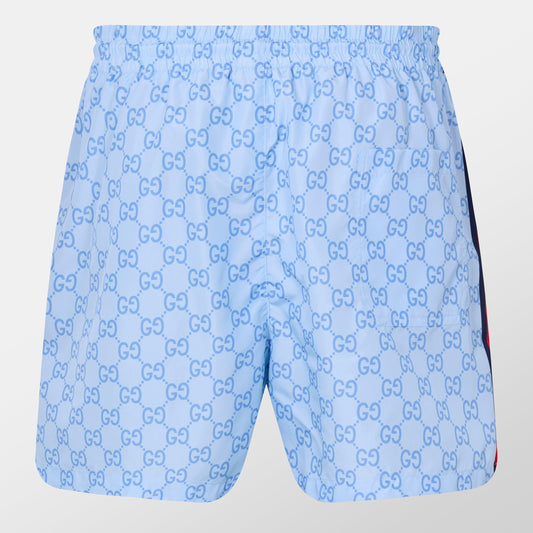 GG Supreme Web Stripe Swim Shorts
