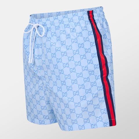 GG Supreme Web Stripe Swim Shorts