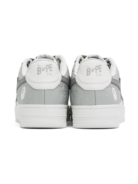 Gray & White STA #4 Sneakers