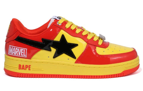 (WMNS) A BATHING APE x Marvel Bape Sta 'Red Yellow Black' 1I73-291-902