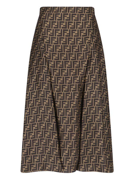 'FF' maxi skirt