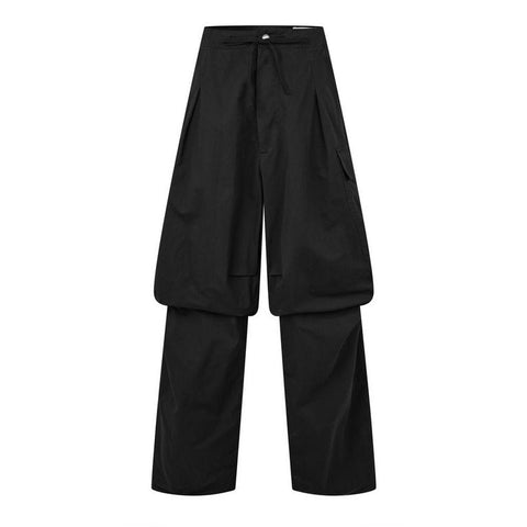 Pleated Cargo Trousers