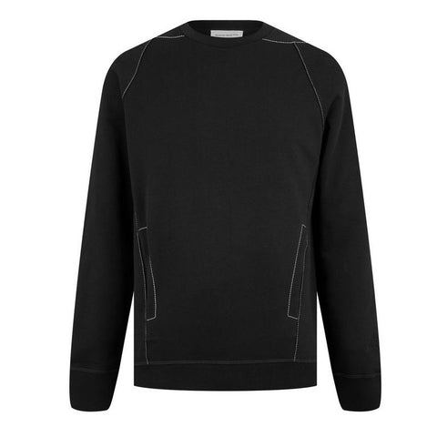 Alexander McQueen Contrast Stitch Crew Sweatshirt