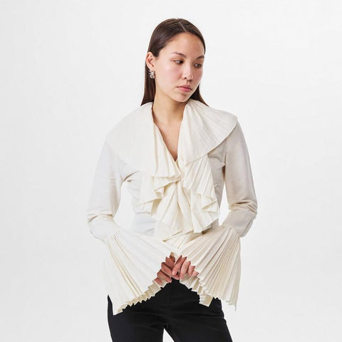 Plisse Blouse