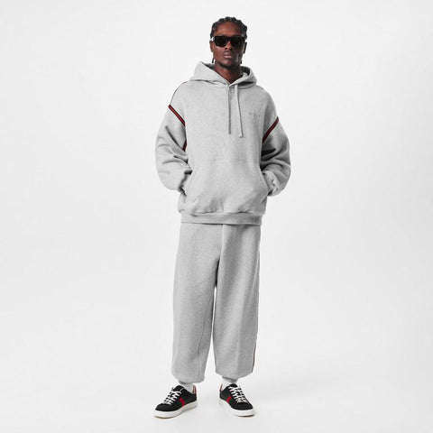 Embroidered Web Logo Hoodie