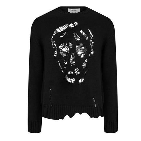 Distressed Skull Jumper