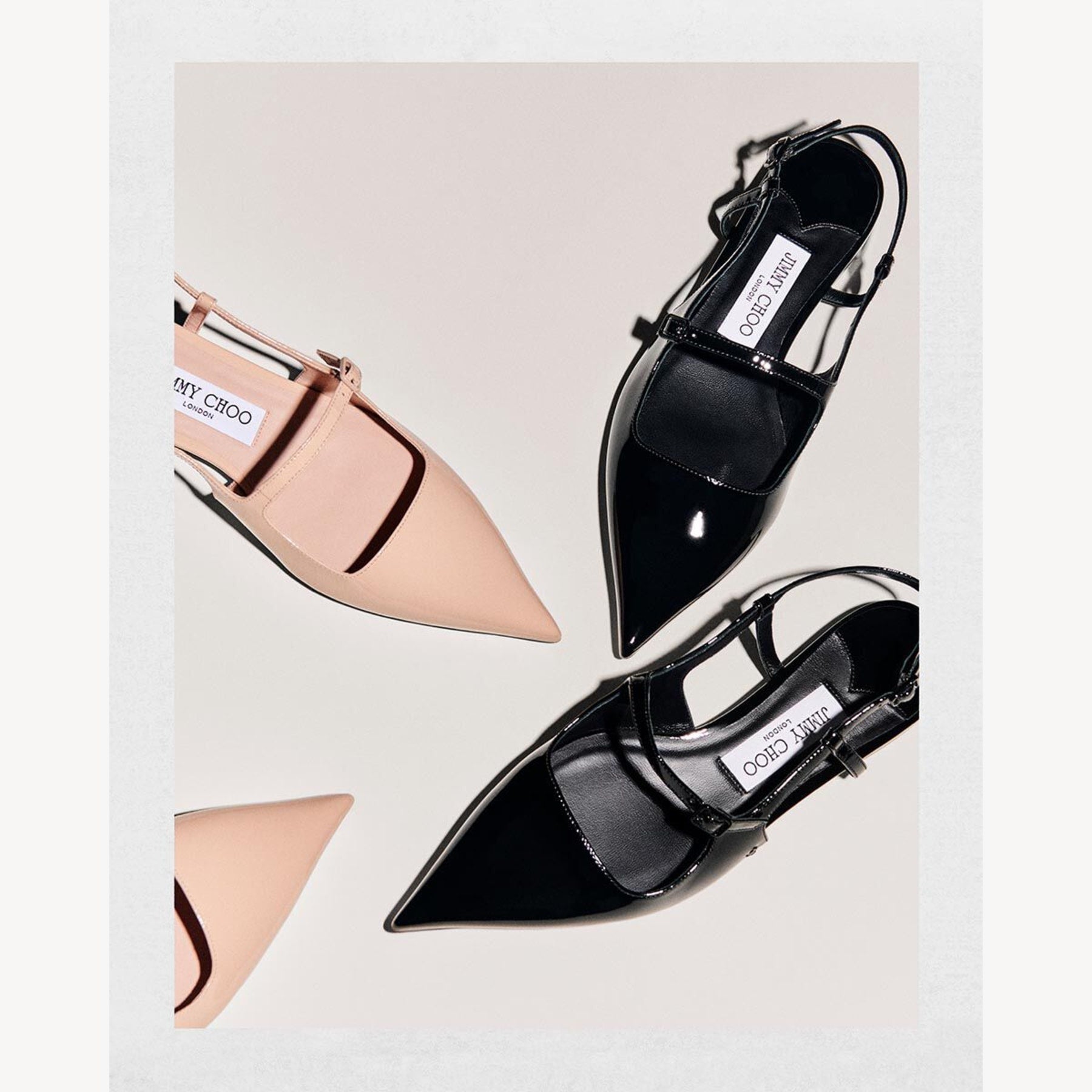 Didi Flat Black Patent Leather Flats