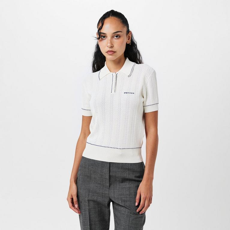 Alex SS Wovn Polo Ld53