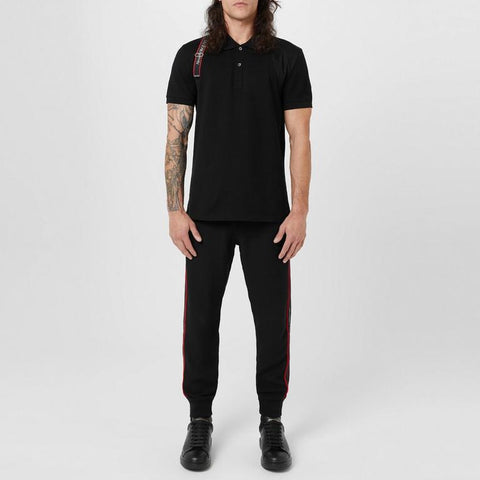 Alexander McQueen Tape Harness Polo Shirt