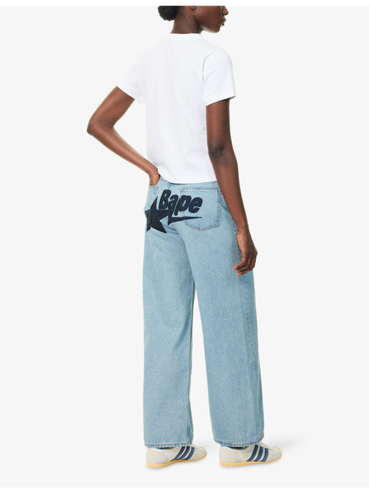 Baggy Straight-Leg Denim Jeans