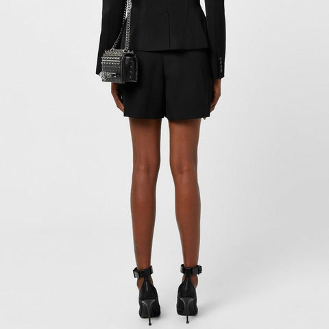 Alexander McQueen Tailored Zip Wool Shorts
