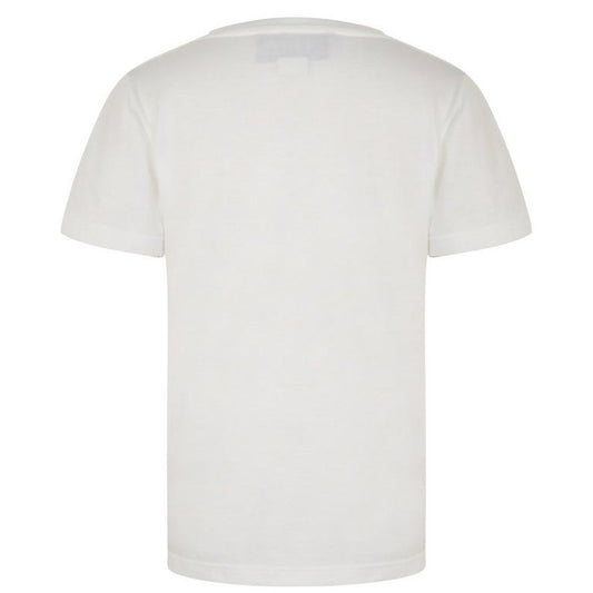 Juniors' Fake Logo Cotton T-Shirt