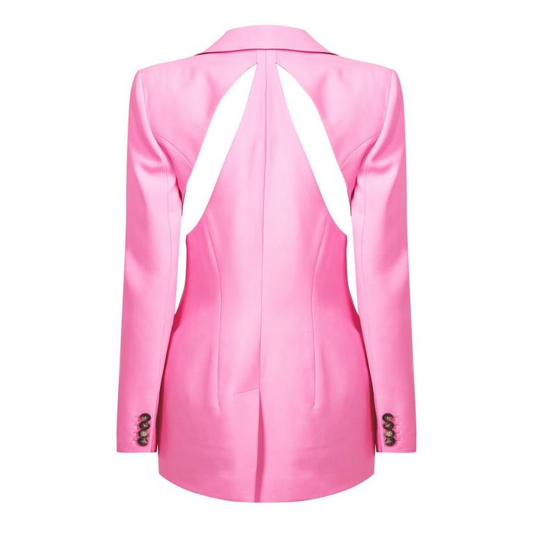 Slashed Single-Breasted Blazer