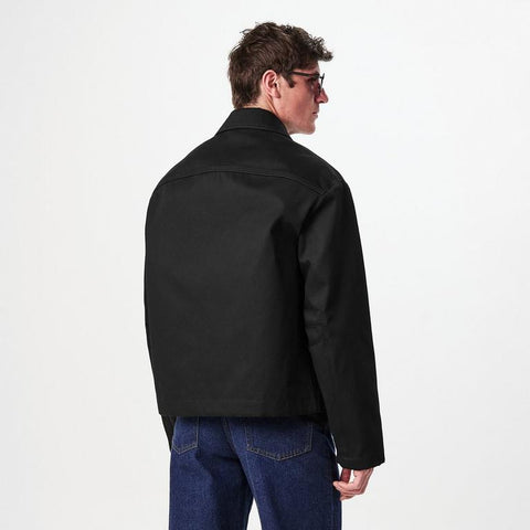Embossed Cotton Gabardine Jacket