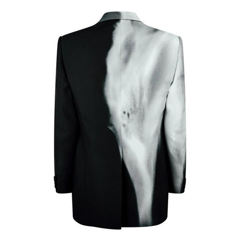 Luminous Flower Single-Breasted Blazer