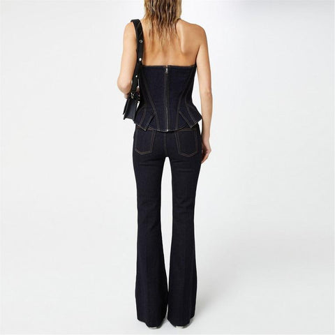 COLD WASH - Alexander McQueen - Denim Flare Jeans