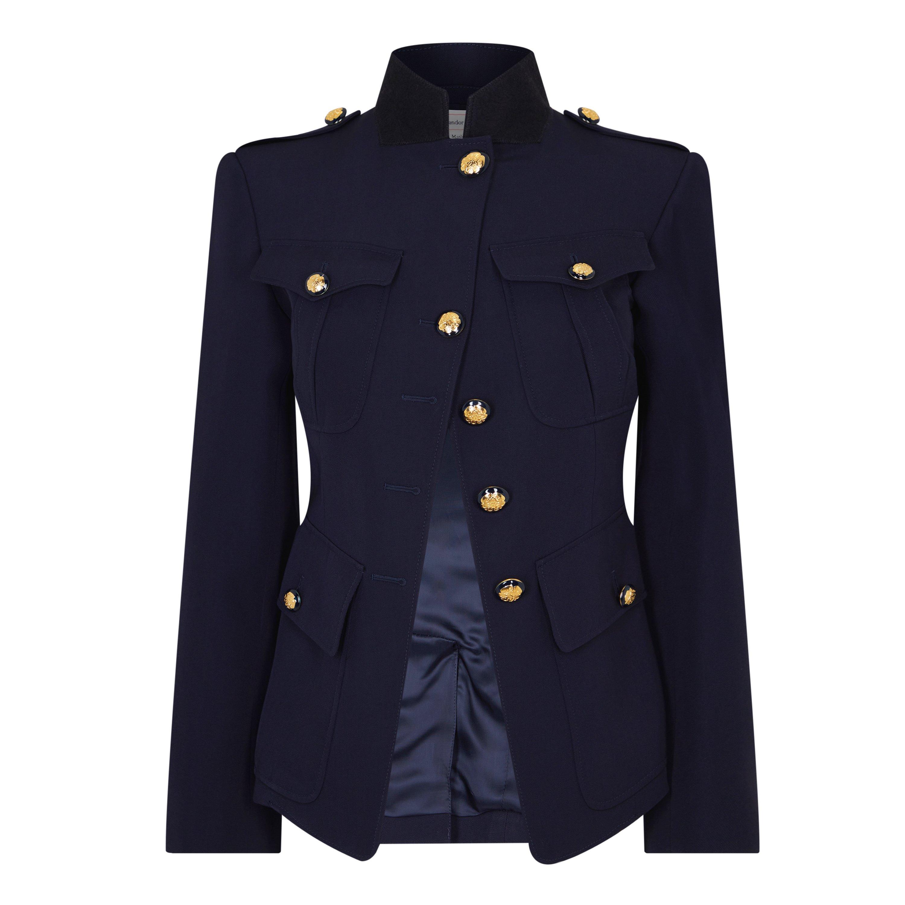 Asymmetrical Military Jacket