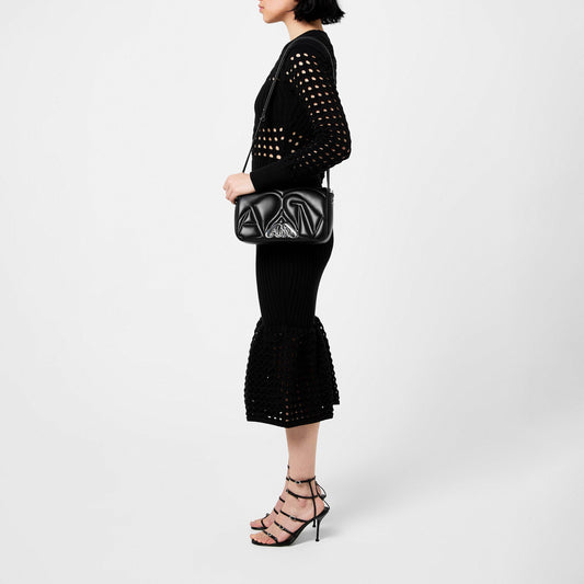 Knitted Mesh Midi Dress