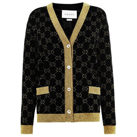 Women's GG Cotton Lamé Cardigan
