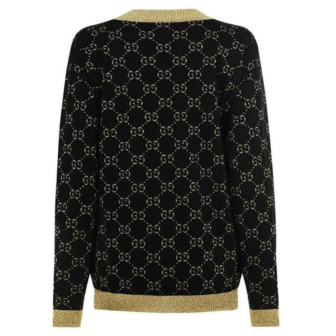 Women's GG Cotton Lamé Cardigan