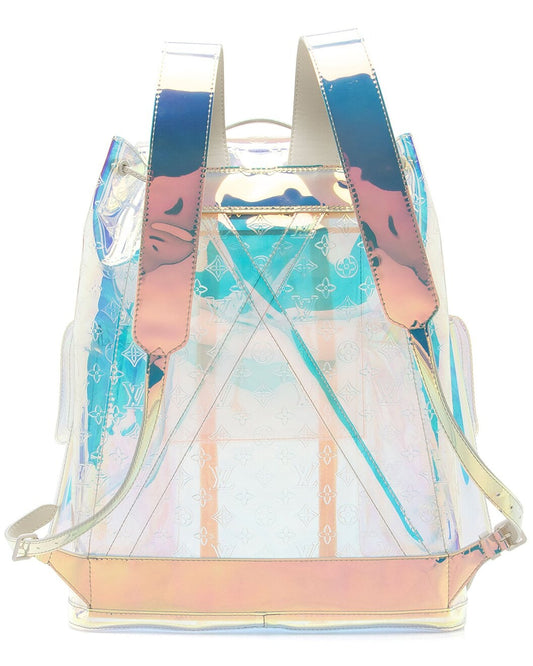 Louis Vuitton Clear, Multi Leather, PVC Iridescent GM (Authentic Pre-Loved)