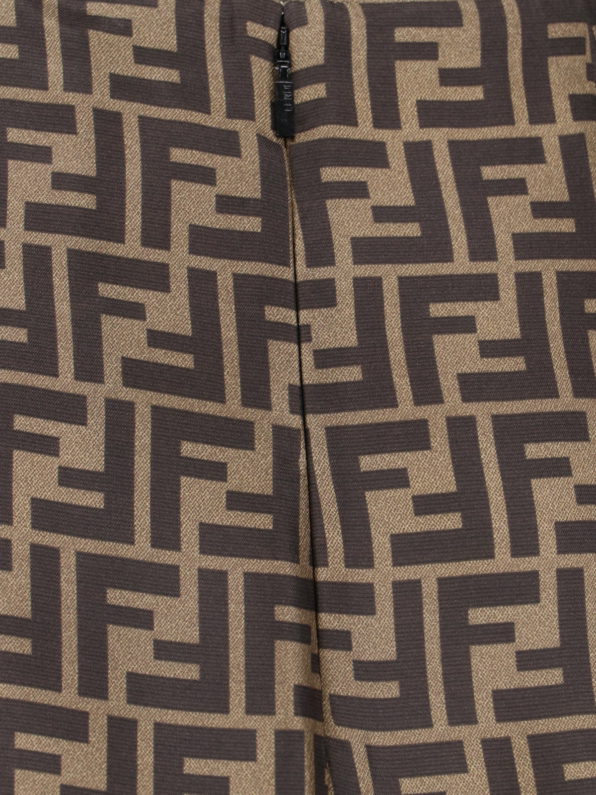 'FF' maxi skirt