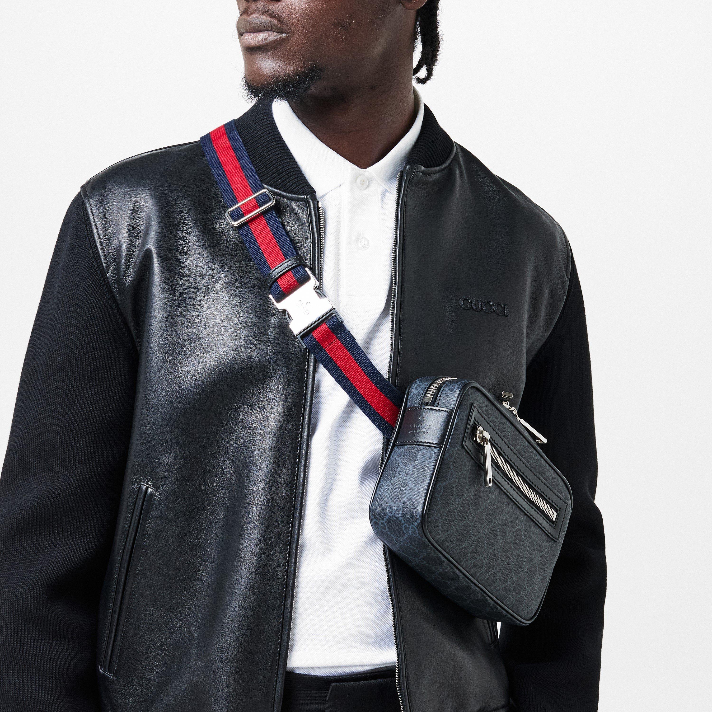 Men's Jacquard Cotton GG Supreme Belt Bag
